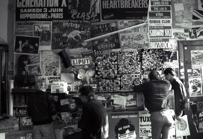 Rip Off Laden, Hamburg, 1981, Foto © Ilse Ruppert