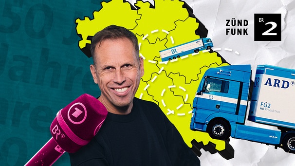 Achim Bogdahn für den Zündfunk auf Tour | Bild: BR