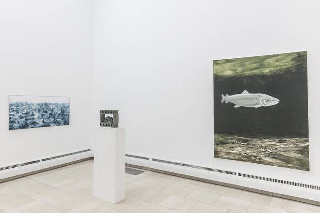 Jahresausstellung Kunstverein 2018, Blick in Saal 1, Foto (c) Martin Weiand