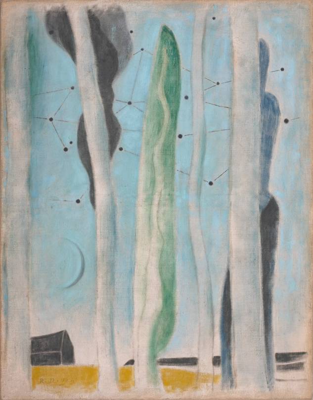 Rainer Dillen, Abendbild, Öl auf Leinwand, 2001, 2006, Foto © Dillen