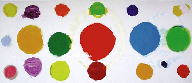 Jerry Zeniuk, Untitled Number 289, 2007, Öl auf Leinwand 150x350cm