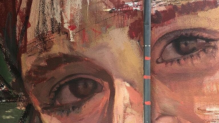 *transit art 2023, Guido Palmadessa, Identi-Kidz (Ausschnitt), Astrid-Lindgren-Grundschule