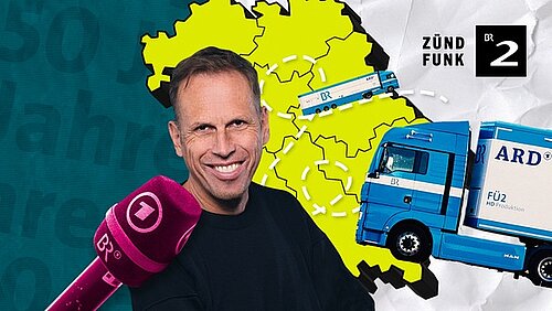 Achim Bogdahn für den Zündfunk auf Tour | Bild: BR