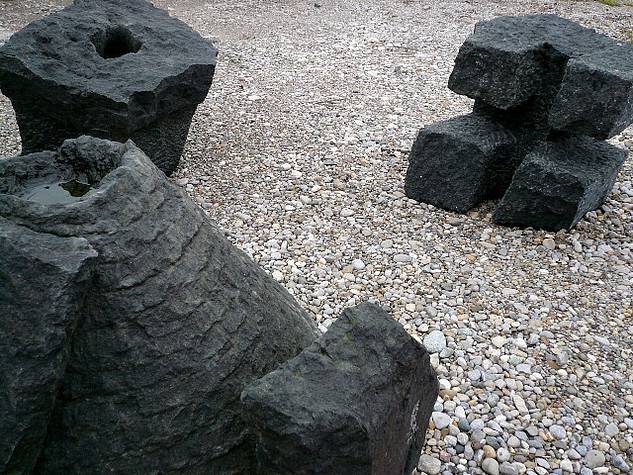 Hubert Maier, Waldstück, Wiese und Vulkan, Diabas mehrteilig Hubert Maier, Waldstück, Wiese und Vulkan, Diabas mehrteilig