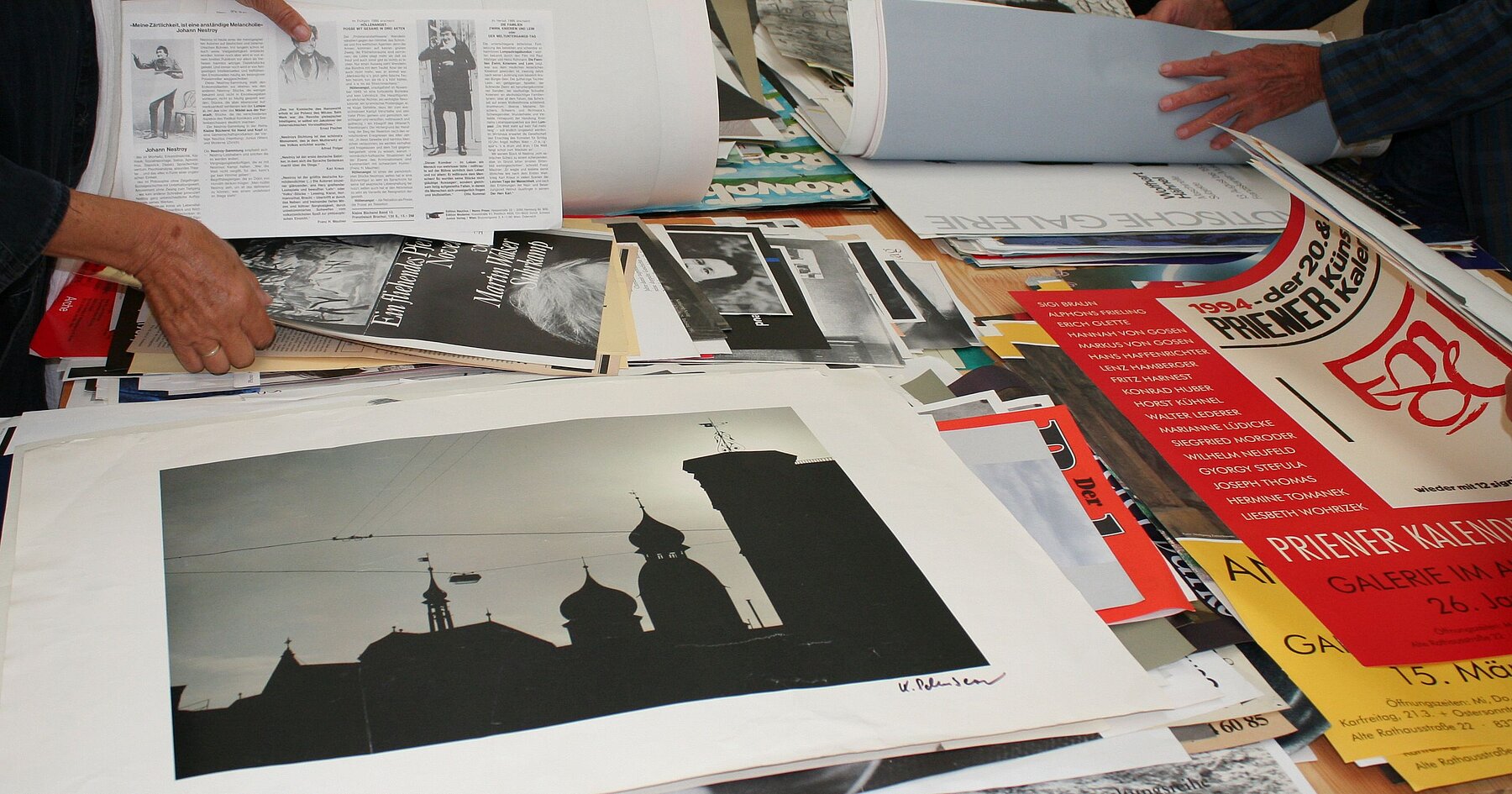 Plakatflohmarkt, Städtische Galerie Rosenheim, Foto © Städtische Galerie Rosenheim