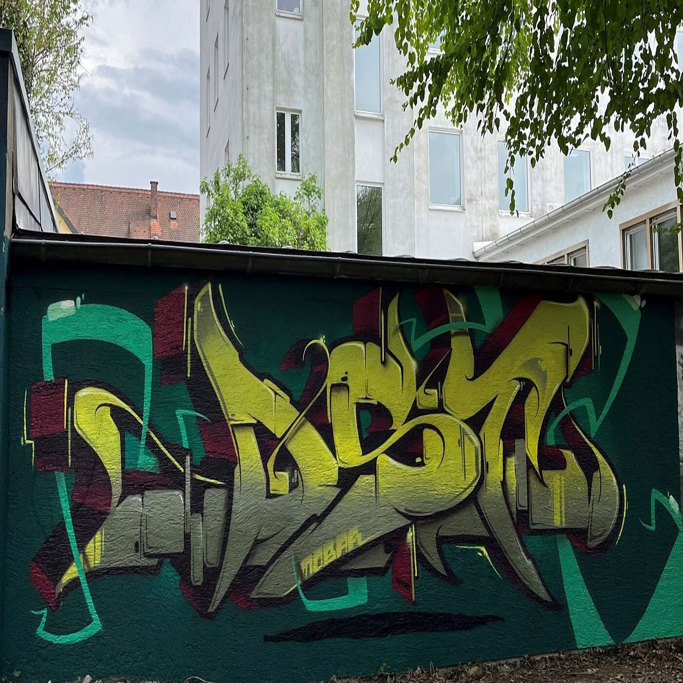 *transit art 2023, Mobar, ohne Titel, Reichenbachstraße 8 (zwischen Lokschuppen und P1), Foto © Mobar