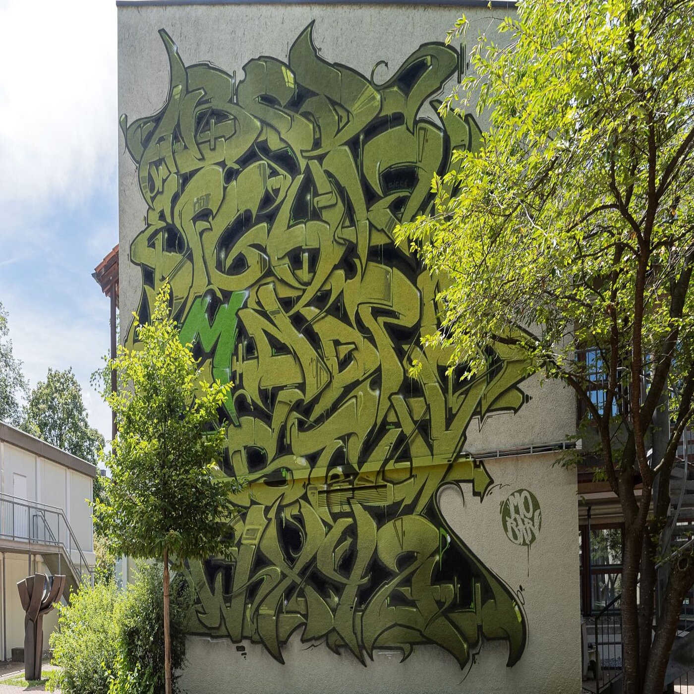 *transit art 2024, Mobar, Alphabet, Mittelschule am Luitpoldpark, Foto © Martin Weiand