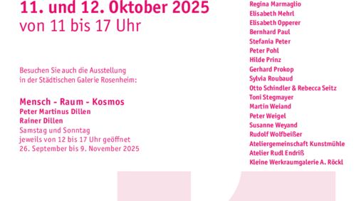 15. Tage des offenen Ateliers, 2025, Plakat