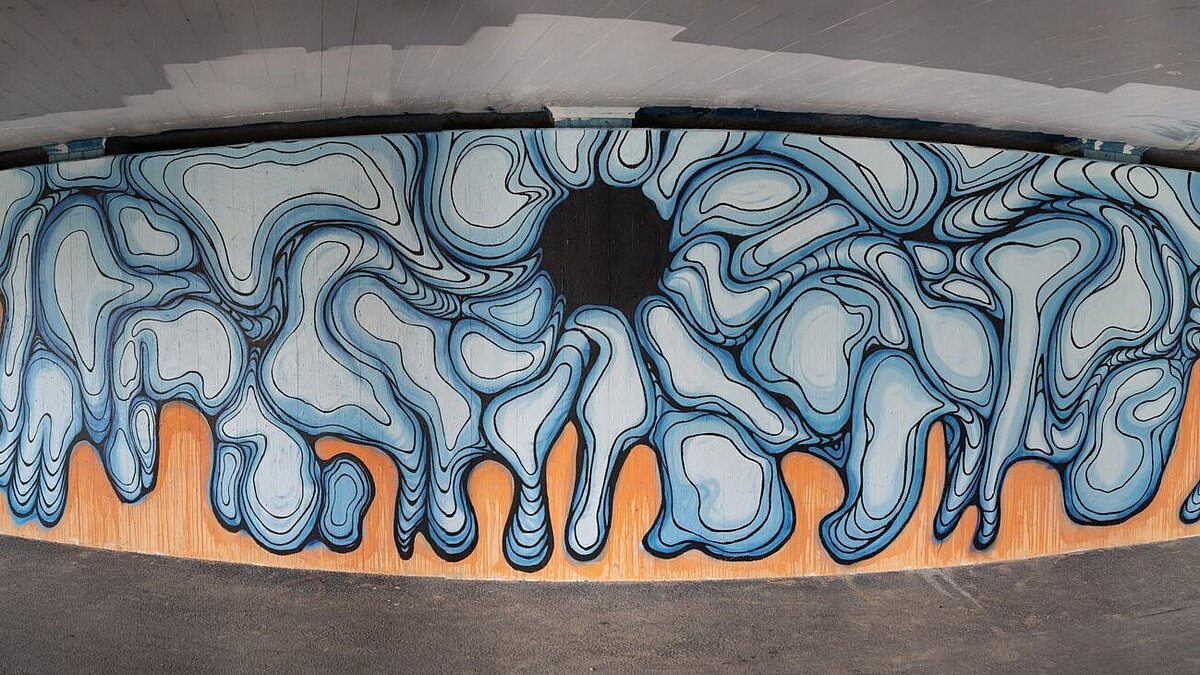 Sabrina Cultrona, Stella Brandlhuber, Elias Brader, "Vernetzt", *transit art 2021, Mangfallbrücke