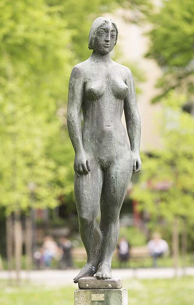 Rolf Märkl, "Große Stehende", 1962/63, Bronzeskulptur