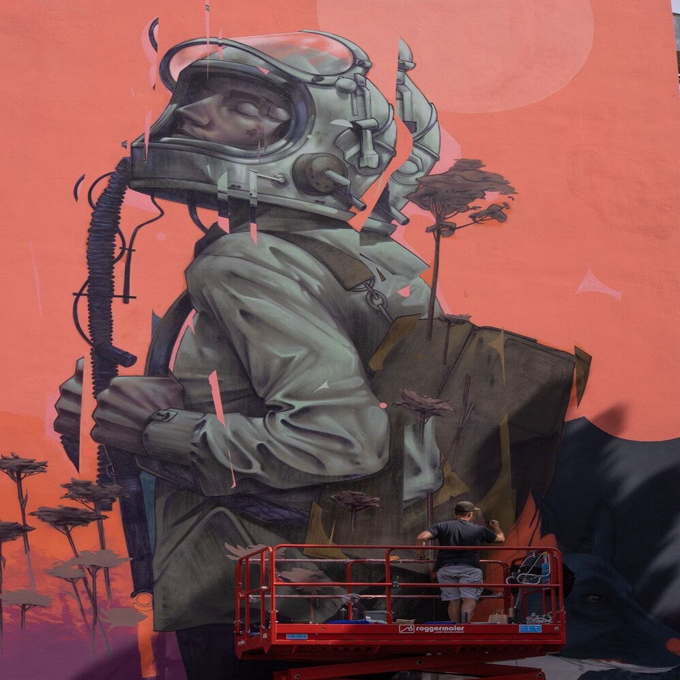 Mr. Woodland, "Dare to Believe", *transit art 2020, Gillitzerstraße 6