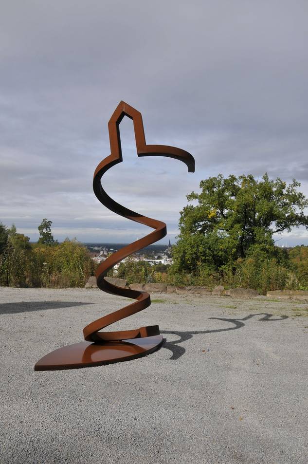 Werner Pokorny, Spirale II, Corten, 2016, Foto © Pokorny Werner Pokorny, Spirale II, Corten, 2016, Foto © Pokorny