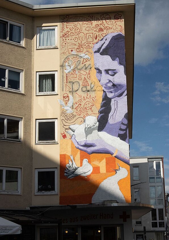 Julian Strohmeier, Lisi Block, Samerstraße 1 (ehem. Filmpalast), Rosenheim 2020, Foto © Martin Weiand 