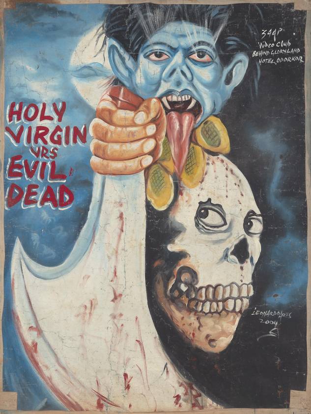 Leonardo Arts, Holy Virgin vrs Evil Dead, 2004,160x115cm; Horrorfilm,1991, Regie: Chin-Ku Lu, Sammlung Stäbler, Foto © Martin Weiand
