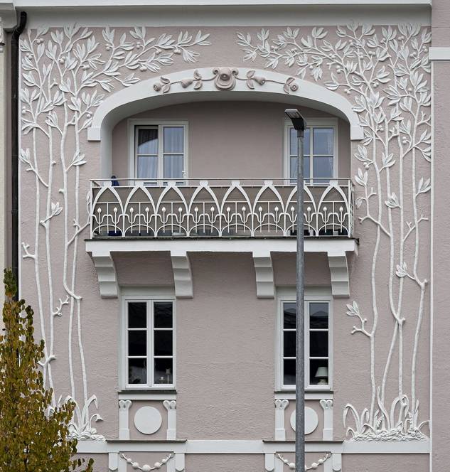 Jugendstilarchitektur in Rosenheim, ehem. Villa Edelweiß © Martin Weiand