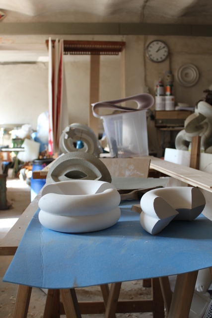 Christian Hess, Atelier, Impressionen